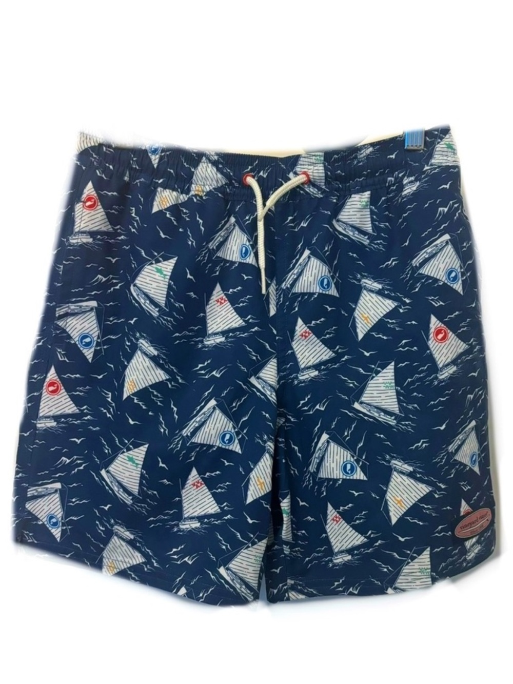 Vineyard Vines Dark Blue Sailboat Swim Shorts